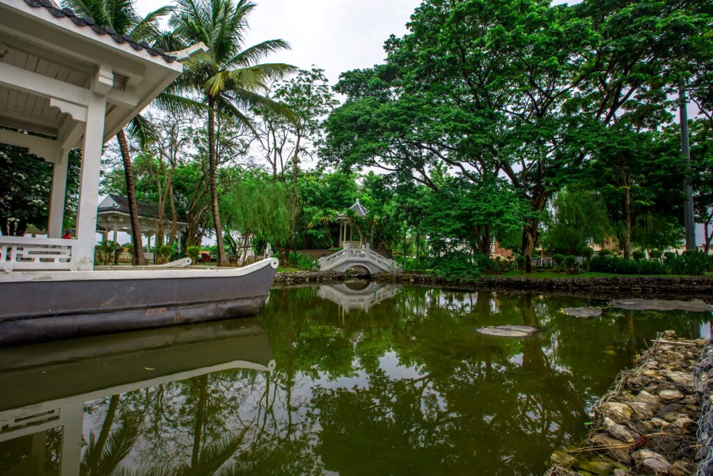 Khon Kaen park, captured on a cloudy day